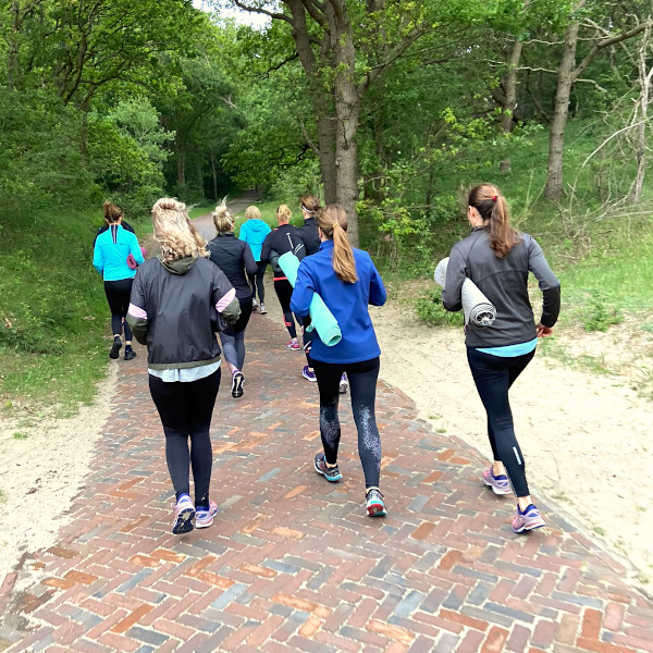 Hardlopen in de duinen Hardlopen in de duinen